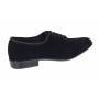 Pantofi eleganti barbati din piele naturala antilopa (piele intoarsa) ENZO Negru Velur
